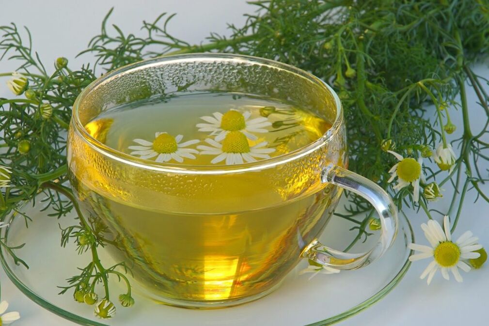 kamamila tea belauneko artrosirako